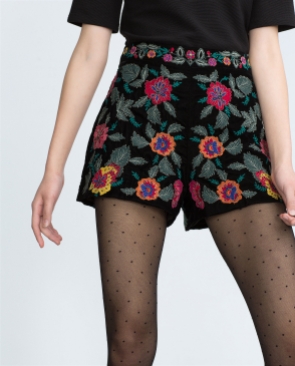 zara-black-embroidered-velvet-shorts-product-4-078375396-normal